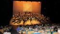 L&#39;Orchestre d&#39;harmonie de Cébazat sur scène lors du concert de lancement de leur premier CD en juillet 2012 - JPEG - 10.4 ko